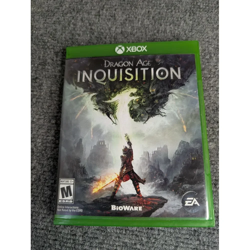 Dragon Age‎ Inquisition (2014 XBOX One) Game Disc & Cover Art TESTED/ WORKS